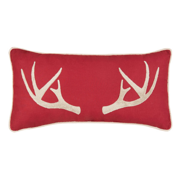 Loon Peak® Selig Tuffted Antler Cotton Lumbar Pillow & Reviews Wayfair